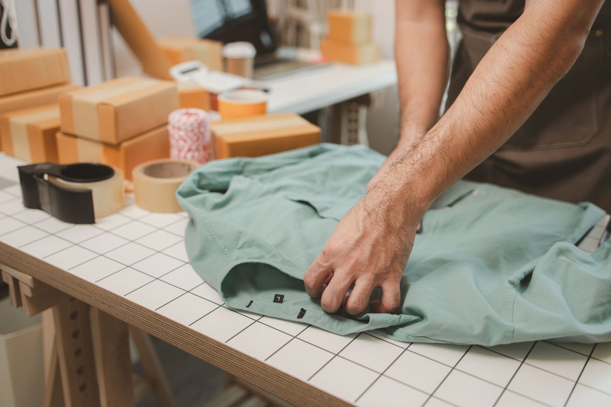 Careful order packing and quality checking, representing Mica’s fulfillment standards